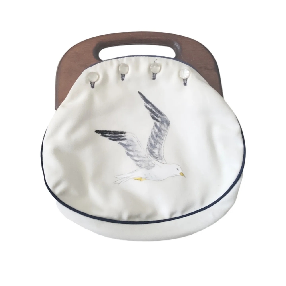 Vintage 80's Preppy Seagull Bermuda Bag